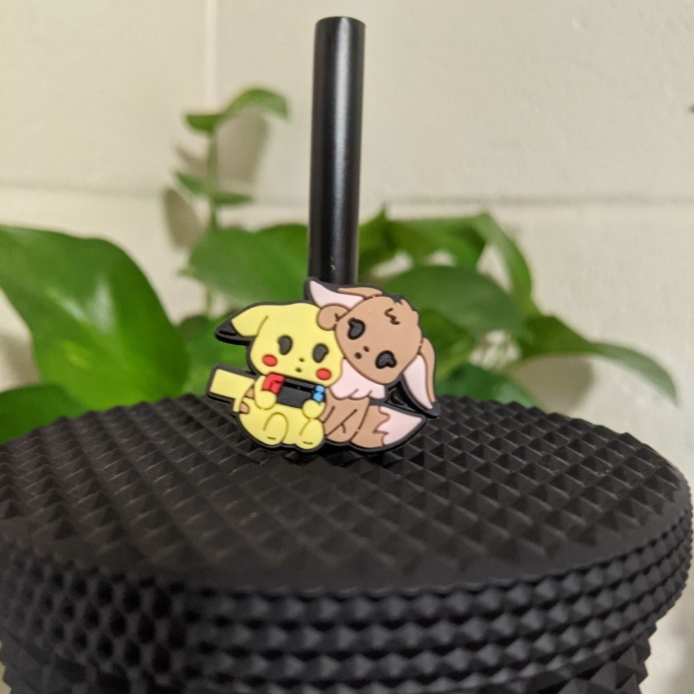Starbucks Straw Topper Nintendo Switch Pikachu
